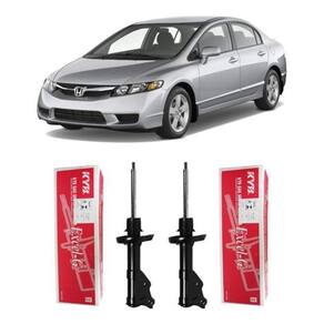 Kit 2 amortecedores dianteiro civic 2009 2010 2011