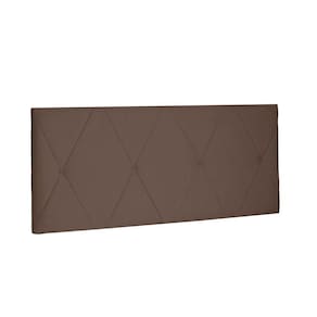 Cabeceira Aquilla Cama Box Casal 140 Cm Suede Caramelo