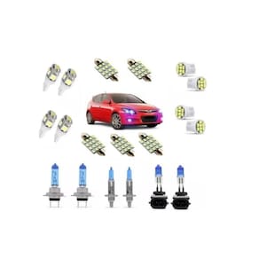 Led`s + farol kit completo hyundai i30 super brancas inmetro