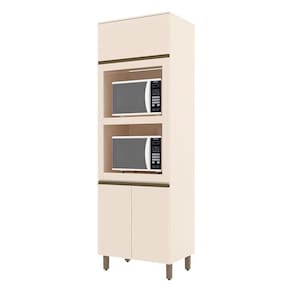 Armário Paneleiro Torre Quente 2 Fornos Évelin Off White – Henn