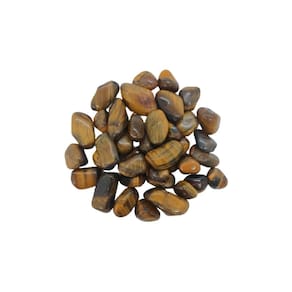 Kit de pedras naturais olho de tigre - 0,5 a 2 cm 100g