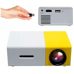 Mini projetor full hd 1080p hdmi usb av 35`-100` 24w