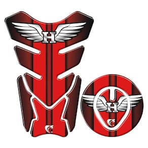 Protetor Tanque E Bocal Adesivo Moto Honda Até 2017 Vermelho Cor Vermelho