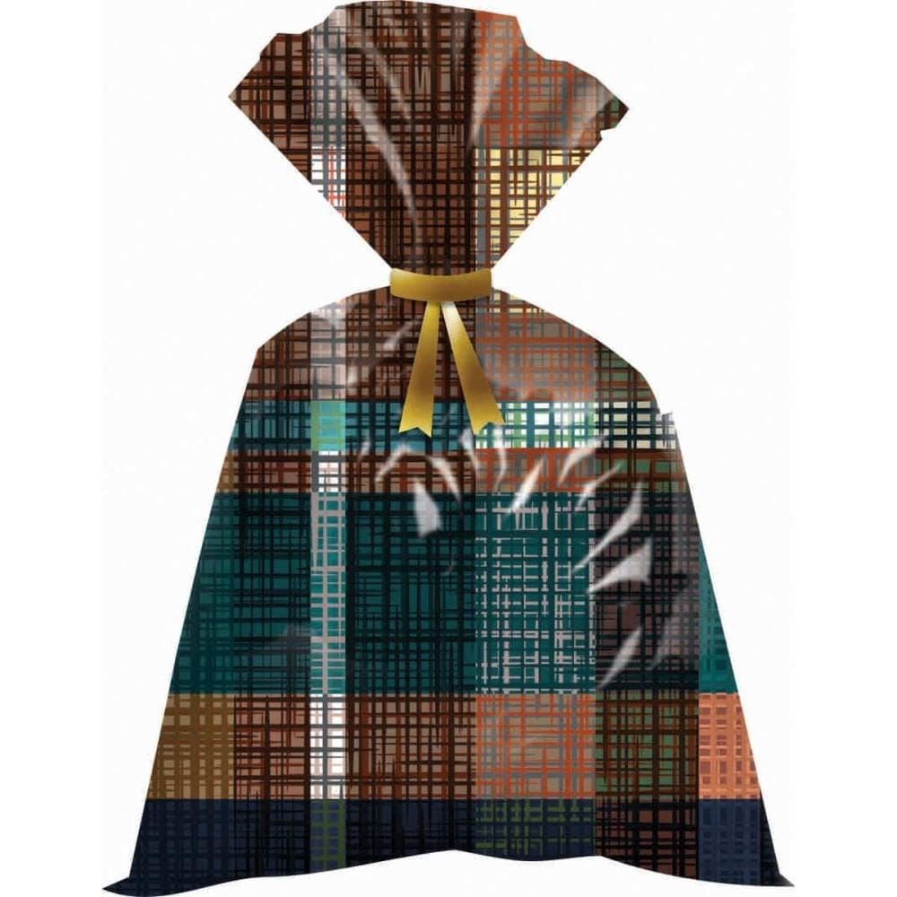Saco metalizado 35x55cm masculino