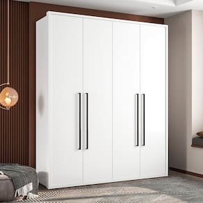 Guarda-roupa Sevilha 4 Portas Branco