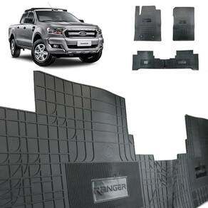 Jogo tapete interno reforçado ford ranger 2013 em diante preto especifico