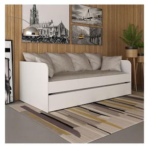 Bicama Solteiro Ambiente CM8032 Branco - Tecnomobili
