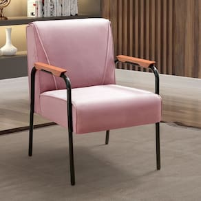 Poltrona Decorativa para Sala de Estar, Recepção Jade Rose