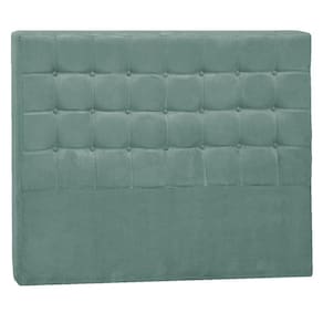 Cabeceira Solteiro Pequim P04 90 Cm Suede Turquesa