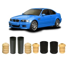 Par batente dianteiro + traseiro bmw 325i 2001 2002 2003 04