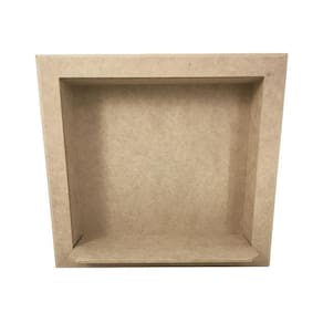 Quadro cenário maternidade mdf com aba g 29x26x5 cm