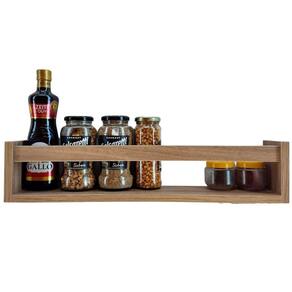 Kit 2 prateleira organizador temperos para cozinha mdf 55cm