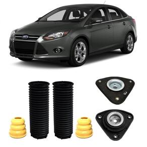 Kit coxim batente dianteiro focus sedan 2014 2015 2016 2017