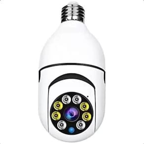 Camera segurança wifi ip sem fio 360 encaixe lampada