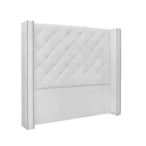 Cabeceira Casal 140 Cm Vicenza Corano Branco - Ssx Multicoisas