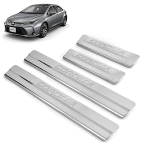Soleira aço inox 4 porta  brasikar corolla 2020-2022