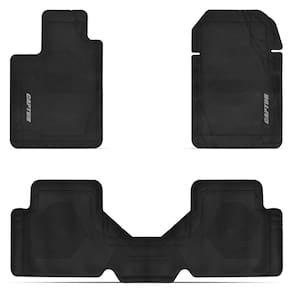 Tapete borracha 3 peças borracha preto captur 2020 2021 2022