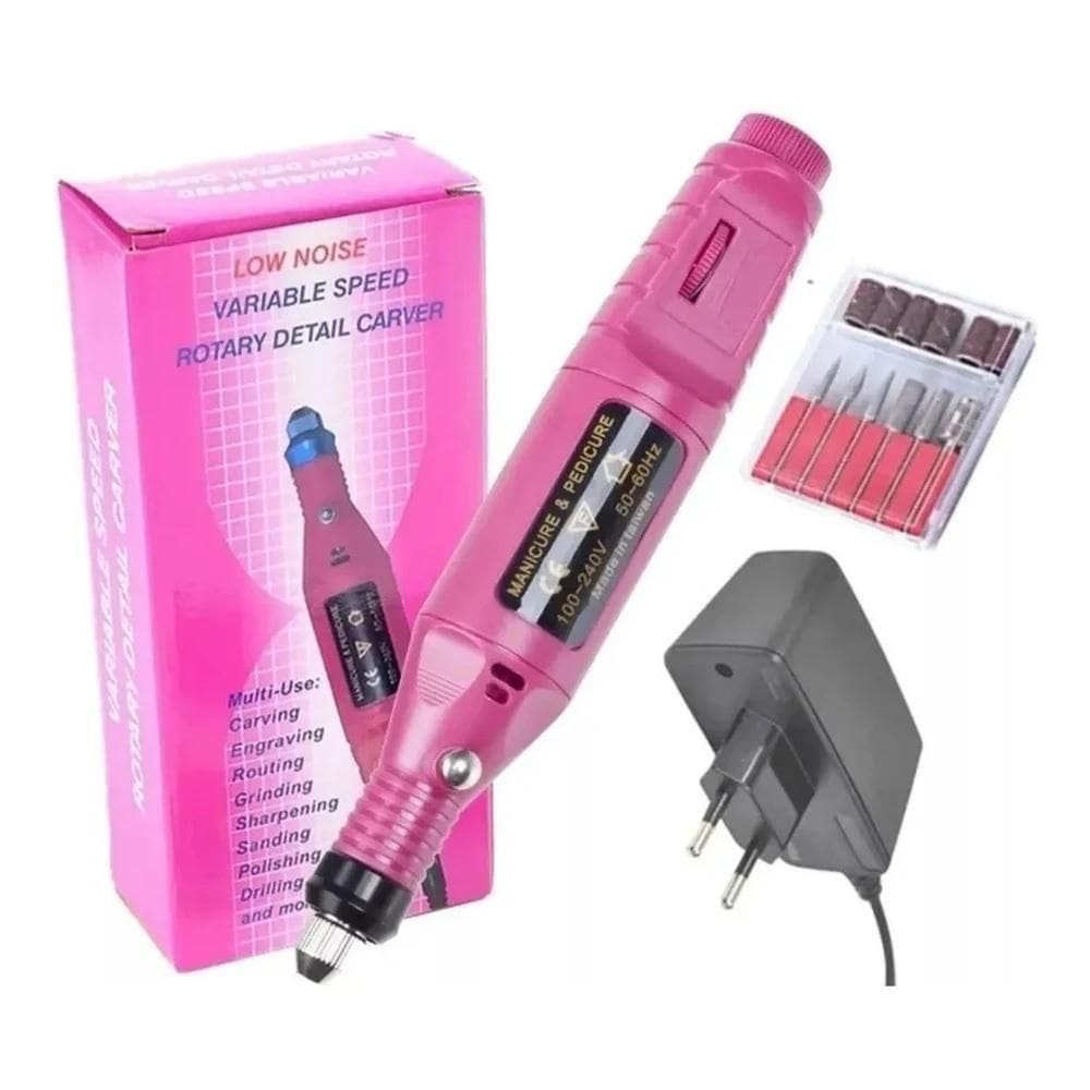 Lixadeira Lixa Motor De Unha Elétrica Profissional Bivolt