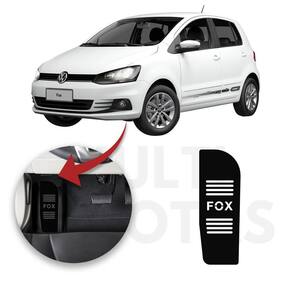 Descanso de pé volkswagen fox 15 a 22 aço escovado preto