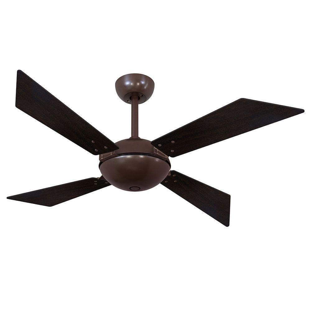 Ventilador De Teto Volare Café Office 4 Pás Tabaco 110V