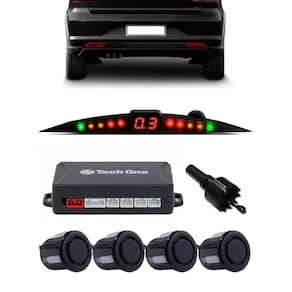 Sensor estacionamento ré preto com visor slim pólo 2003/2023