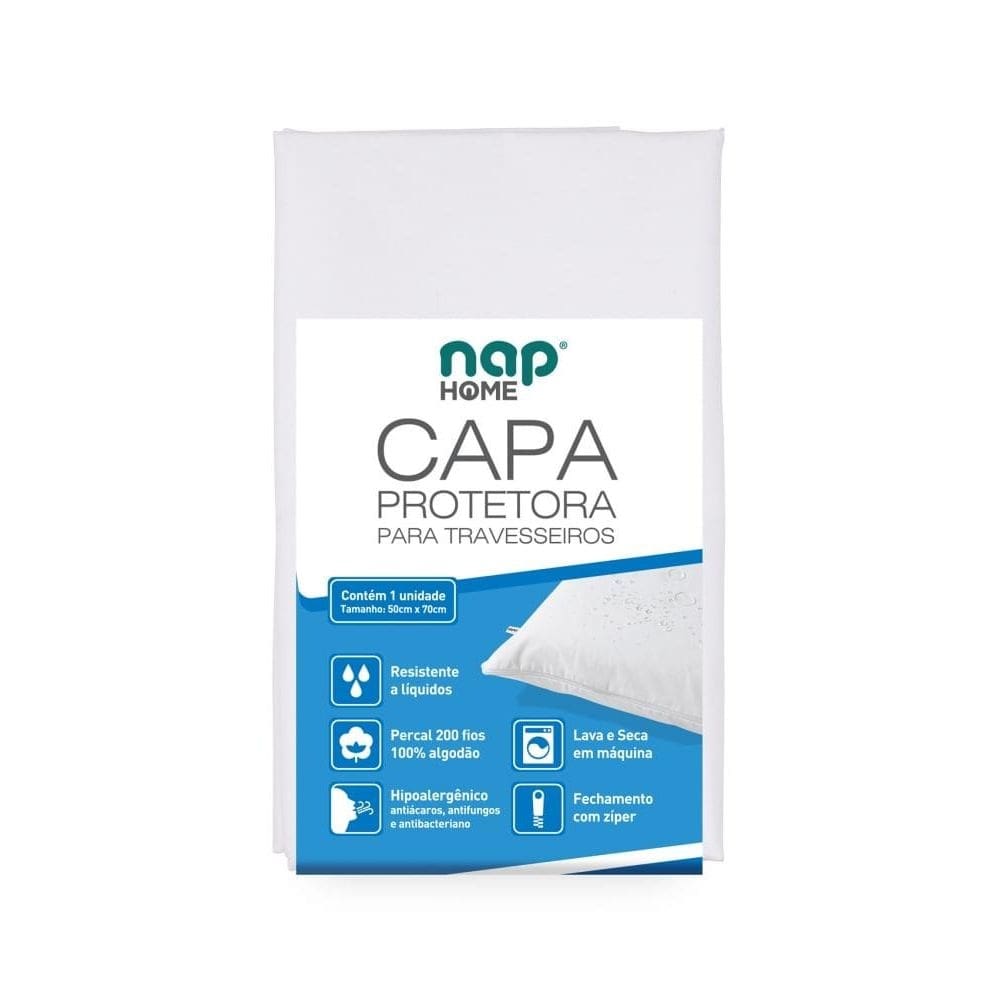 Capa Protetora de Travesseiro Nap - 50x70