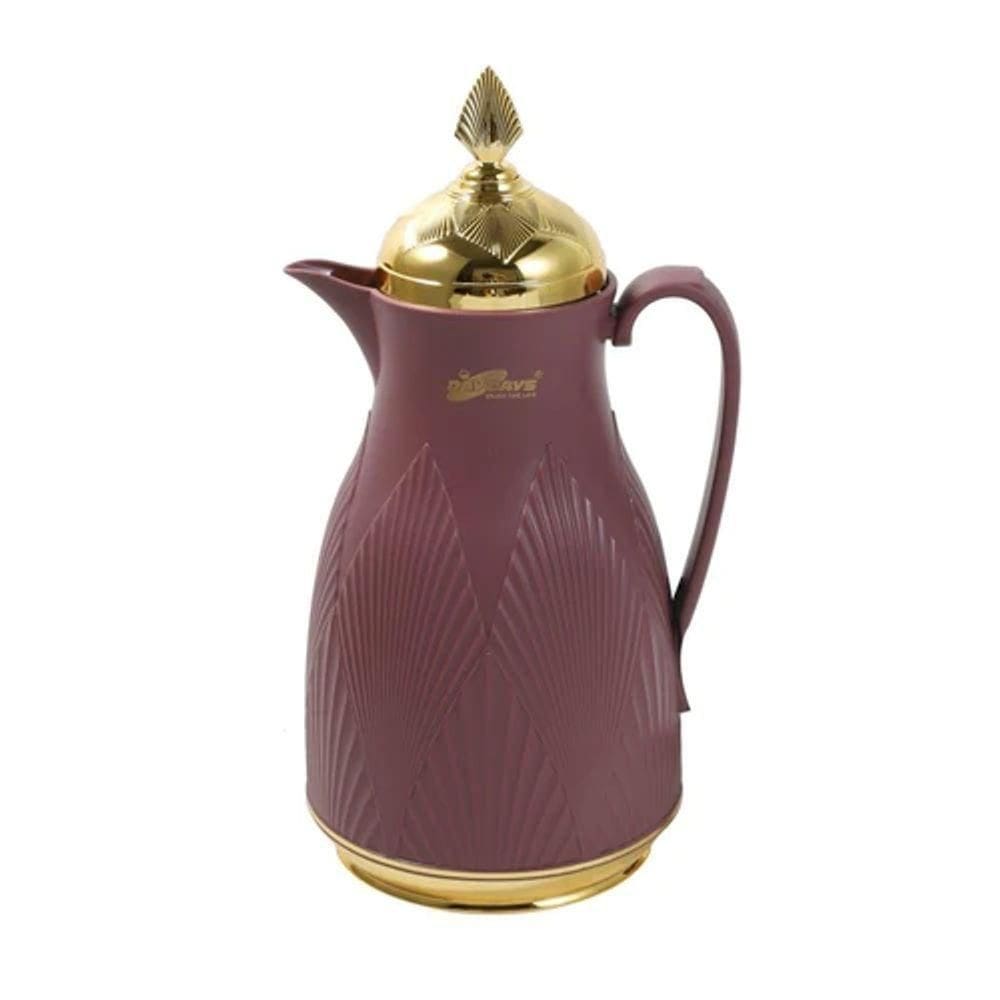 Garrafa Térmica Café Chá 1 Litro Roxa árabe A Vácuo Daydays Luxo