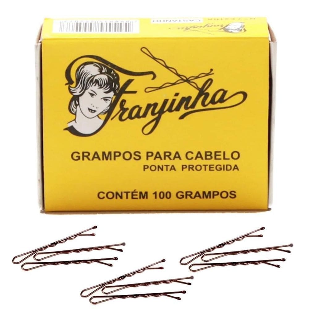 Grampo de cabelo para penteados nº5 presilha caixa 100 unid