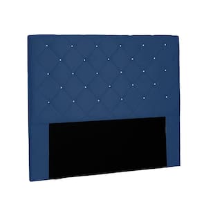 Cabeceira Tania Cama Box Casal 140 Cm Azul Marinho