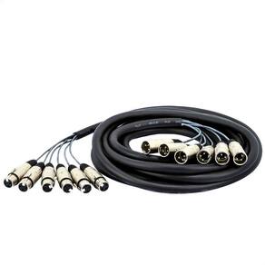 Multicabos Com Conectores Xlr 6 Vias - Cirilo Cabos, 17mts