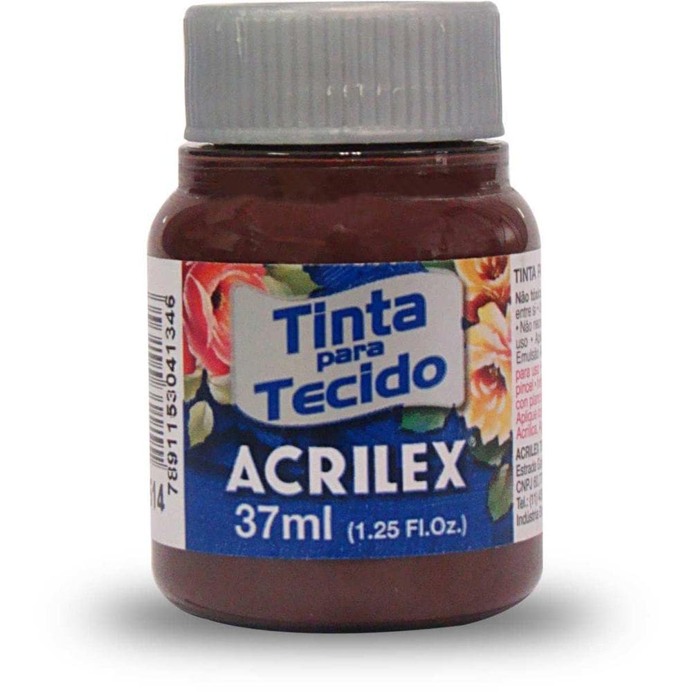 Tinta Tecido Fosca 037Ml Terra Queimada