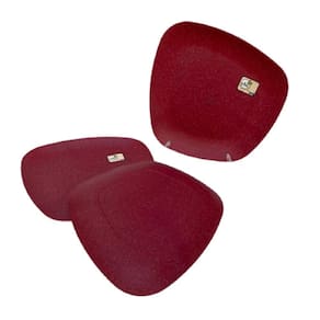 Kit 06 prato ybi plastico duro resistente refeições space