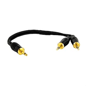 Cabo p2 mono para 2 p2 estereo - 2 mt