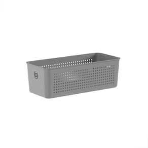 Cesto flow organizador multiuso para lavanderia 27 x 12