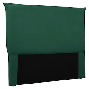 Cabeceira King 1,95m Veneza Veludo Verde Floresta