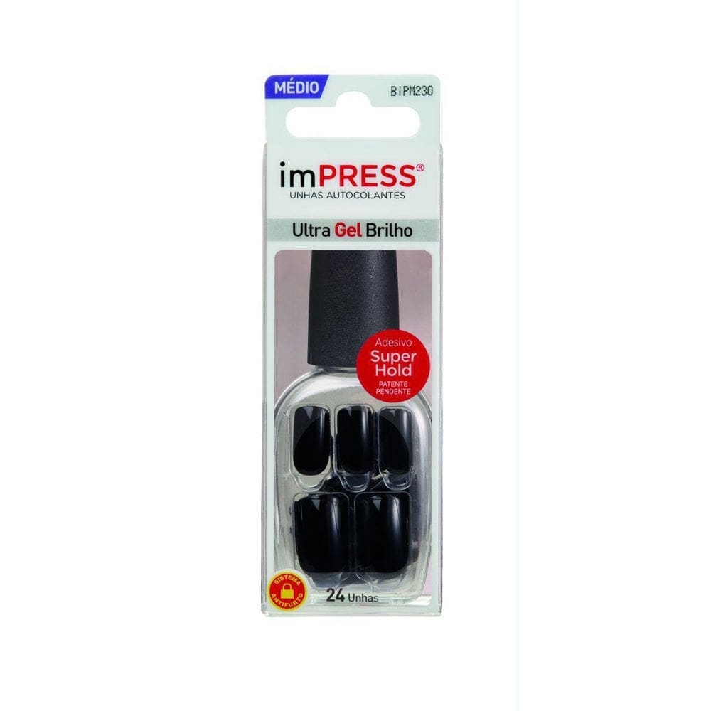 Kiss Impress Unhas All Fired Up Médio