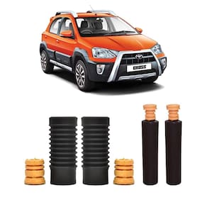 Par kit batente dianteiro + traseiro etios cross 2014 a 2018