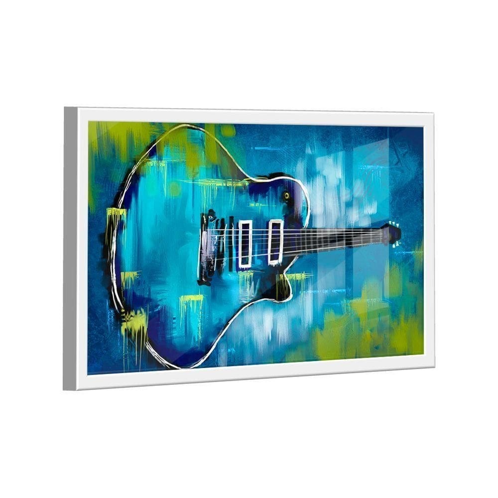 Quadro Blue Guitar -- Br Artes