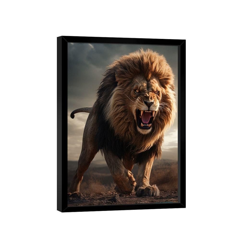 Quadro Angry Lion -- Br Artes