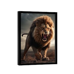 Quadro Angry Lion -- Br Artes