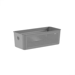 Cesto flow organizador multiuso para lavanderia 27 x 12