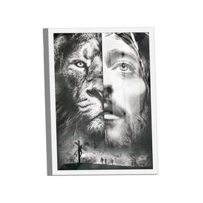 Quadro Cristo Leão Black -- Br Artes