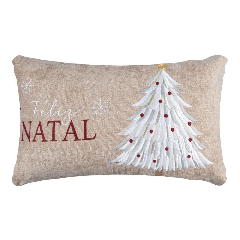 Almofada Natalina Baguete Pinheiro 445476 35X55Cm Belchior