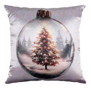 Almofada Natalina Bola De Natal 445522 43X43Cm Belchior