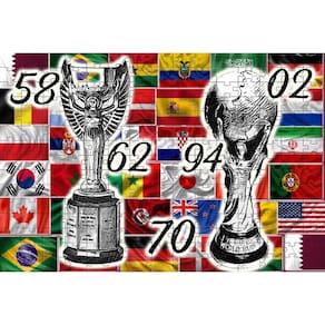 Quebra-cabeça taça  2022 300 peças