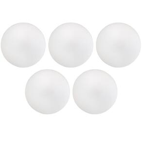 Kit 05 Assentos Redondo Branco 25 Cm