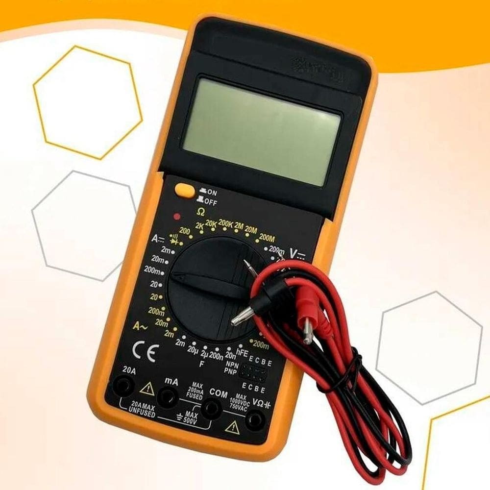 Multímetro tensão capacitor caneta