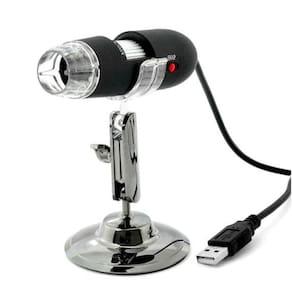 Microscópio digital para celular e pc profissional 1600x 2mp