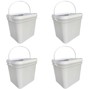 Balde para quentinha retangular 3.6l - 4 pçs