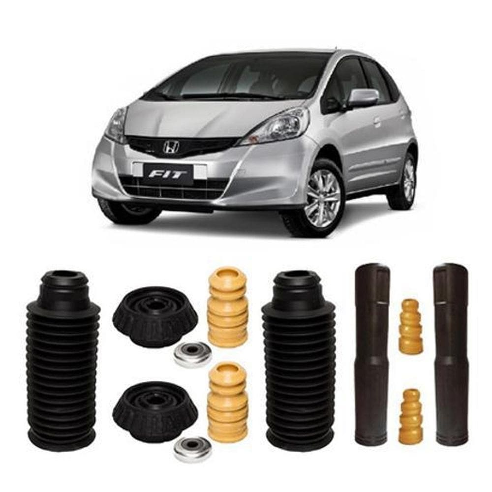 Kit batente coxim diant traseiro honda new fit 2009 2010 11